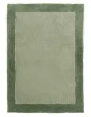 [Miss Amara] Lila Bordered Shag Rug in Green