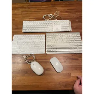 Apple Magic keyboard and mouse and keypad
