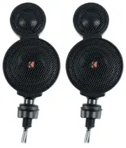 Kicker 47KSMT2504 50 Watt 2.5" Dual Pod Car Audio Dashboard Component Speakers