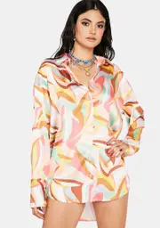 As We Know It Oversized Button Up Shirt