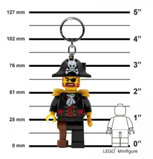 【LEGO 樂高】磚星球〡 樂高海盜船長 LED 鑰匙圈