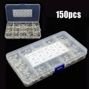 Kit Glass Tube Fuses 0.1A-30A With Plastic Box Equipment Tool Industrial