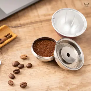 不鏽鋼咖啡膠囊 咖啡過濾器 咖啡膠囊套裝 可重複循環使用 兼容雀巢Nespresso Vertuoline GCA1咖啡
