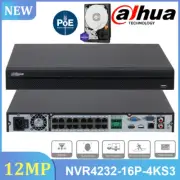 Dahua NVR4232-16P-4KS3 36CH 16POE NVR 4K 12MP Network Video Recorder CCTV SMD+