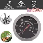 Steel Oven Thermometers BBQ Smoker Pit Grill Bimetallic thermometer Temp Gauge