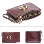 MIMCO Pouch Wallet Sonica Duo Clutch Leather Bordeaux New with Tags Dustbag