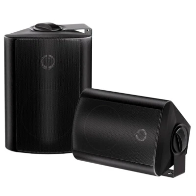 Herdio 4" Indoor Outdoor Bluetooth Speakers Waterproof w/ Powerful Bass