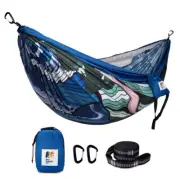 NEW! Oso Supply Co NAT’L PARK DOUBLE HAMMOCK in “Yosemite” w/Carabiners & Straps