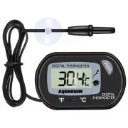 Zacro LCD Digital Aquarium Thermometer Fish Tank Water Terrarium Black