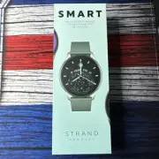 Strand Denmark Smart Watch Green Silcone Strap - Heart Rate, Steps, Water Resis