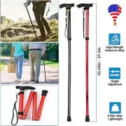 Folding Walking Stick for Hiking Camping Walking Sticks Alpenstock Trekking Pole