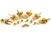 Kluson 6 in line Firebird Stairstep Tuners Gold for Reverse Head KBT-9006SLG/M