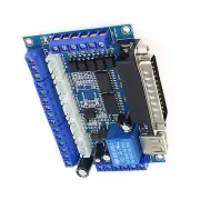 5Axis CNC Interface Adapter Breakout Board For Stepper Motor Driver Mach3 W/USB