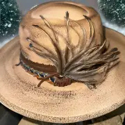 Hat Pin PREMIUM EMU FEATHER - CUSTOM MADE -