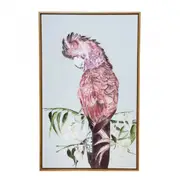 Framed 70x110cm Canvas Polly Floral Wall Art Hanging Home Decorative Display