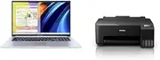 [ASUS] Vivobook 17 Laptop, 17-inch, 512GB SSD/16GB RAM, Intel Core i7-1355U (2022) and Epson EcoTank ET-1810 Wireless Single-Function Printer, Black, C11CJ71501