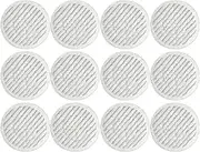 Mop Cloth Pads Replacement. Compatible for Shark S7000 S7001 S7000AMZ S7001TGT S7201 T2 T21 U6002 Series. Steam Mop Spare Parts(Grey-12*Mop Cloth)