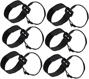 12pcs Tie Self Gripping Hook and Loop Tape Yoga Strap for Carrying Mat Yoga Mat Carrying Strap Worker Men Belt Yoga Mat Fastener Rolled Cord Yoga Mats Yoga Mat Strap Nylon