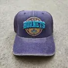 NEW Charlotte Hornets Hat Cap Snap Back Purple Blue Adidas NBA Basketball Men A5
