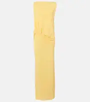 [Jacquemus] Jacquemus Peplo jersey maxi dress UK 12 yellow