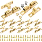 12 Pcs Zinc Alloy Beads Metal Latches for Door Ball Catches Closet Tension