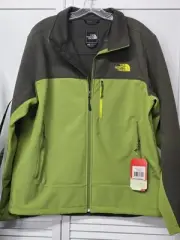 The North Face Men's Apex Bionic Softshell Jacket Graphite GripGn NWT LARGE