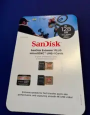 SanDisk Extreme Plus MicroSDXC UHS-I Cards 128 GB Pack Of 2 Brand New