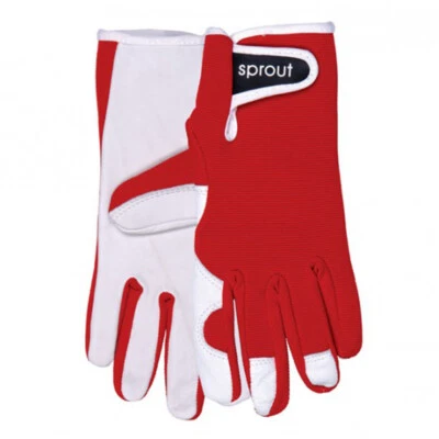 Annabel Trends - Sprout Red Ladies Goatskin Gloves | Garden House - OSFA