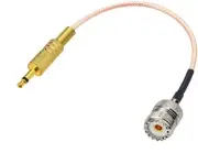 UHF SO239 Female to 3.5mm Mono 1/8" TS Stereo Plug Adapter UHF to 3.5MM