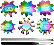 Flexible Nail Art Templates Pieces French Diy Nail Art Supplies for Home Salon