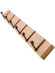 DAFEN Wooden Wall Mounted Folding Rack, Modern Wall Floating Coat Hook Rack Spac