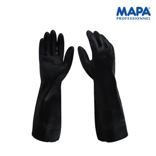 MAPA 耐酸鹼手套 420 耐溶劑手套 工作手套 防油 止滑手套 耐磨 防酸鹼溶劑手套 防微生物手套 1雙 多件優惠