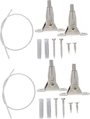 Abaodam 2Sets Furniture Tip Kit Wall Anchors for Proofing of Durable Furniture Straps to Secure Heavy Cabinets and Shelves Safe for Homes Pets