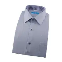在飛比找PChome24h購物優惠-【襯衫工房】長袖襯衫-淺藍色素面