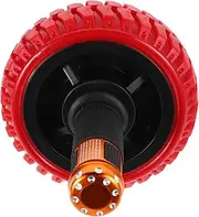Ab Wheel Abdominal Roller Abdominal Training Roller for Stomach Workout Elbow Support Ab Roller Ab Roller Wheel Abdominal Trainer Abdominal Muscle Wheel Home Gym Alloy Steel Red