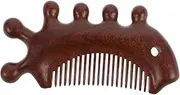 OATIPHO Wooden Scalp Massager Comb Sandalwood Hair Care Tool for Scalp Massage Light Brown Multipurpose Comb for Relaxation Fatigue Soothing