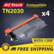 4x Toner Cartridge for Brother TN-2030 HL-2130 HL2132 HL2135 HL2135w TN2030