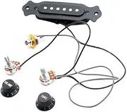 CIMAXIC Portable Acoustic Guitar Pickup Amplifier with Volume Control Durable Black Design Feedback Resistant for Acoustic Guitars