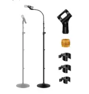 InnoGear Microphone Stand, Mic Stand Detachable Gooseneck Mic Floor Stand Height