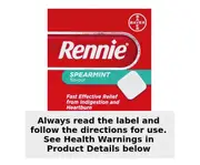 Rennie Indigestion & Heartburn Relief Spearmint 24 Chewable Tablets