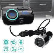 Bluetooth 5.0 Handsfree Wireless Car FM Transmitter Radio MP3 Player USB Charger