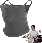 [Generic] Neck Gaiter, Breathable Face Shield with Ear Loops, Sun Protection Outdoor Bandana, Windproof Neck Gaiter for Fishing, Running, Cycling, Hiking