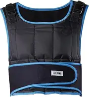 Nishi Sports Weight Vest, 9.9 lbs (4.5 kg), Black
