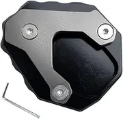 Kickstand Pad | Plate Accessory | Anti-Slip Base Bracket Stand Accessory for Grass Garage Parking Touring Bicycles