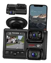 Dash Cam, Front and Inside 1080P Dual FHD Dash Camera for Cars, Novatek