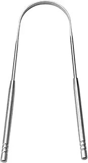 Tongue Scraper, Stainless Steel Tongue Cleaner, Tongue Brush Cleaner, Handle Oral Scraper, Flexible U Shape Scrapers for Oral Hygiene Reduce Bad Breath