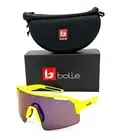 BOLLE C-SHIFTER Acid Yellow Matte / Brown Blue 140mm Sunglasses
