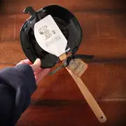 Rae Dunn & Peanuts Snoopy Woodstock "Spooky Crew" Spatula & Ceramic Spoon Rest