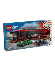 [LEGO] City F1 Truck With RB20 And AMR24 F1 Cars 60445 Playset