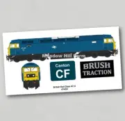 Fridge Magnet British Rail Class 47 47455 BR Blue Diesel Locomotive Canton